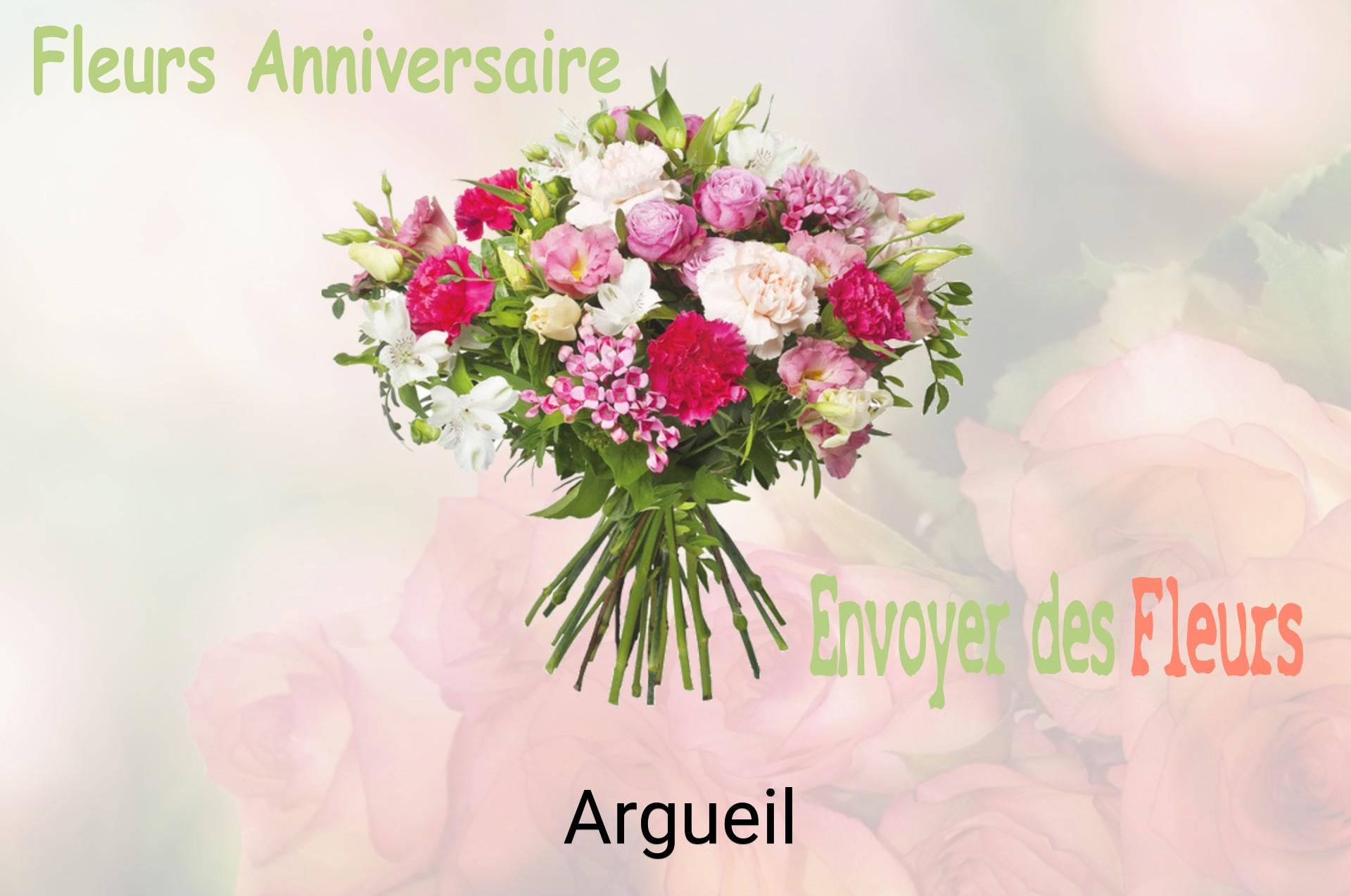 Bouquet de fleurs d’anniversaire livré à Argueil